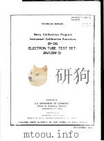 NAVY CALIBRATION PROGRAM INSTUUMENT CALIBRATION PROCEDURE AY-06 PDF电子版封面