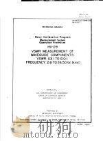 NAVY CALIBRATION PROGRAM MEASUREMENT SYSTEM OPERATION PROCEDURE HV-09 PDF电子版封面