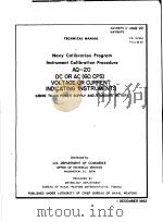 NAVY CALIBRATION RPOGRAM INLTRUMENT CALIBRATION PROCEDURE AQ-20 PDF电子版封面