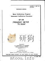 NAVY CALIBRATION RPOGRAM INLTRUMENT CALIBRATION PROCEDURE GF-05（ PDF版）