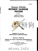 INSTRUMENT CALIBRATION PROCEDURE AF-13     PDF电子版封面     