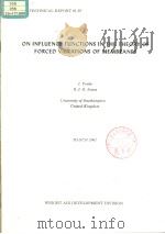 ON INFLUENCE FUNCTIONS IN THE THEORY OF FORCED VIBRATIONS OF MEMBRANES PDF电子版封面