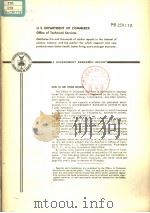 PHYSICS DEPARTMENT UNIVERSITY OF COLORADO BOULDER,COLORADO TECHNICAL REPORT NO.1 PDF电子版封面