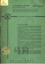 A STUDY OF FACTORS INFLUENCING THE JUDGMENT OF HUMAN PERFORMANCE TECHNICAL REPORT 1 PDF电子版封面