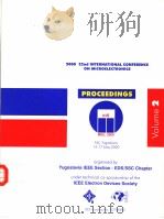 2000 22nd INTERNATIONAL CONFERENCE ON MICROELECTRONICS PROCEEDINGS VOLUME 2（ PDF版）