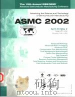2002 ADVANCED SEMICONDUCTOR MANUFACTURING CONFERENCE AND WORKSHOP PDF电子版封面 0780371585