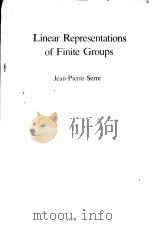 LINEAR REPRESENTATIONS OF FINITE GROUPS 1977 PDF电子版封面 0387901906