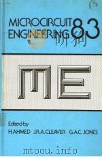 MICROCIRCUIT ENGINEERING 83 1983 PDF电子版封面 H.AHMED J.R.A.CLEAVER G.A.C.