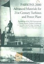 PARSONS 2000 ADVANCED MATERIALS FOR 21ST CENTURY TURBINES AND POWER PLANT（ PDF版）