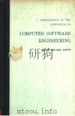 PROCEEDINGS OF THE SYMPOSIUM ON COMPUTER SOFTWARE ENGINEERING VOL.24 1976 PDF电子版封面 JEROME FOX
