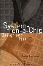 SYSTEM-OM-A-CHIP:DESIGN AND TEST PDF电子版封面 1580531075