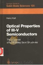 OPTICAL PROPERTIES OF Ⅲ-Ⅴ SEMICONDUCTORS（ PDF版）