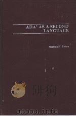 ADAR AS A SECOND LANGUAGE PDF电子版封面 0070115893 NORMAN H.COHEN