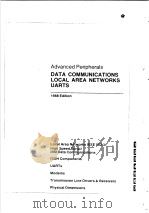 ADVANCED PERIPHERALS SATA COMMUNICATIONS LOCAL AREA NETWORKS UARTS PDF电子版封面