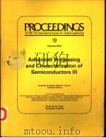 ADVANCED PROCESSING AND CHARACTERZATION OF SEMICONDUCTORS III（ PDF版）