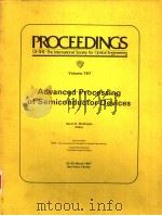 ADVANCED PROCESSING OF SEMICONDUCTOR DEVICES（ PDF版）