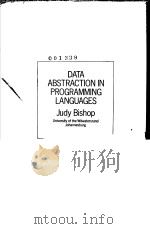 DATA ABSTRACTION IN PROGRAMMING LANGUAGES PDF电子版封面 0201142228 JUDY BISHOP