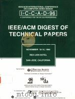 IEEE/ACM INTERNATIONAL CONFERENCE ON COMPUTER-AIDED DESIGN 1996 PDF电子版封面 0818675977