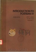 INTRODUCTIONTO FORTRAN IV SECOND EDITION（ PDF版）