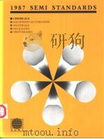 BOOK OF SEMI STANDARDS 1987 VOLUME 2 CHEMICALS DIVISION PDF电子版封面
