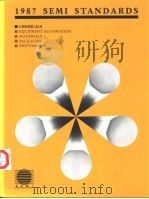 BOOK OF SEMI STANDARDS 1987 VOLUME 4 CHEMICALS DIVISION PDF电子版封面