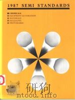BOOK OF SEMI STANDARDS 1987 VOLUME 5 CHEMICALS DIVISION PDF电子版封面