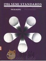 BOOK OF SEMI INTERNATIONAL STANDARDS 1986 VOLUME 4 PHOTOMASKS DIVISION PDF电子版封面