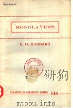 MONOLAYERS PDF电子版封面 0841202206 E.D.GODDARD