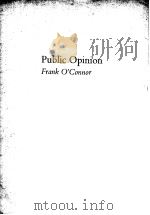 PUBLIC OPINION PDF电子版封面 0521209919 FRANK O'CONNOR
