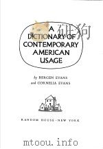 A DICTIONARY OF CONTEMPORARY AMERICAN USAGE（1957 PDF版）