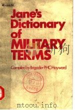 JANE'S DICTIONARY OF MILITARY TERMS PDF电子版封面 MACDONALD AND JANE'S