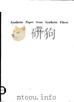 SYNTHETIC PAPER FROM SYNTHETIC FIBERS 1971（ PDF版）