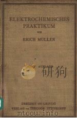ERICH MULLER ELEKTROCHEMISCHESS PRAKTIKUM PDF电子版封面 DR.U.DR.LNG.E.H.FRITZ FOERSTER