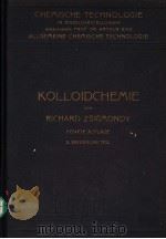 KOLLOIDCHEMIE EIN LEHRBUCH VON RICHARD ZSIGMONDY（ PDF版）