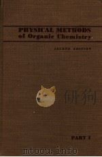 PHYSICAL METHODS OF ORGANIC CHEMISTRY SECOND EDITION PDF电子版封面