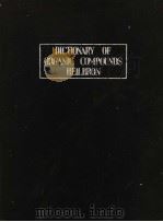DICTIONARY OF ORGANIC COMPOUNDS VOLUME Ⅲ PDF电子版封面 M.HEILBRON AND H.M.BUNBURY