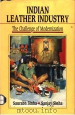 INDIAN LEATHER INDUSTRY THE CHALLENGE OF MODERNIZATION PDF电子版封面