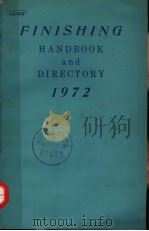 FINISHING HANDBOOK AND DERECTORY 1972（ PDF版）
