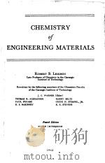 CHEMISTRY OF ENGINEERING MATERIALS PDF电子版封面