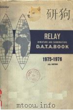 RELAY D.A.T.A.BOOK MINIATURE AND SUBMINIATURE 1975-176 4TH EDITION PDF电子版封面