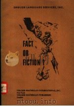 FACT OR FICTION? PDF电子版封面