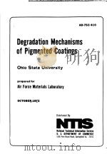 DEGRADATION MECHANISMS OF PIGMENTED COATINGS（ PDF版）