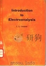 INTRODUCTION TO ELECTROANALYSIS PDF电子版封面 L.L.LEVESON