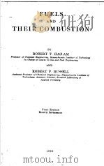 FUELS AND THEIR COMBUSTION（ PDF版）