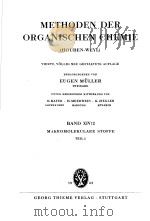 METHODEN DER ORGANISCHEN CHEMIE  BAND  ⅪⅤ/2  MAKROMOLEKULARE STOFFE  TEIL 2     PDF电子版封面     