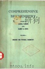 COMPREHENSIVE BIOCHEMISTRY VOLUME 2 PDF电子版封面 MARCEL FLORKIN AND ELMER H.STO