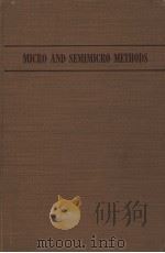 TECHNIQUE OF ORGANIC CHEMISTRY VOL.Ⅵ MICRO AND SEMIMICRO METHODS PDF电子版封面 A.R.RONZIO T.S.MA