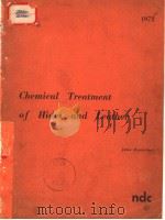 CHEMICAL TREATMENT OF HIDES AND LEATHER PDF电子版封面 0815504578