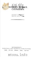 MODERN RUBBER CHEMISTRY PDF电子版封面 HARRY BARRON