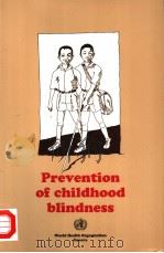 PREVENTION OF CHILDHOOD BLINDNESS 1992 PDF电子版封面 9241561513
